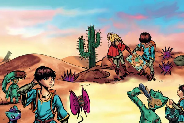 Illustration from The Ordos Monster