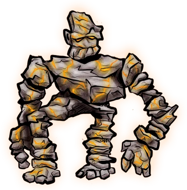 A rock troll