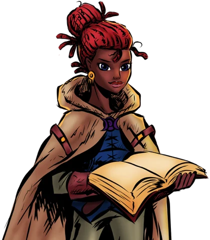 Zelda reading from a great book